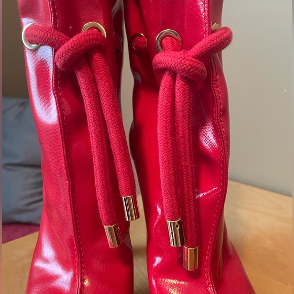 Dsquared2 Red Ankle Boots - Picture 5 of 17